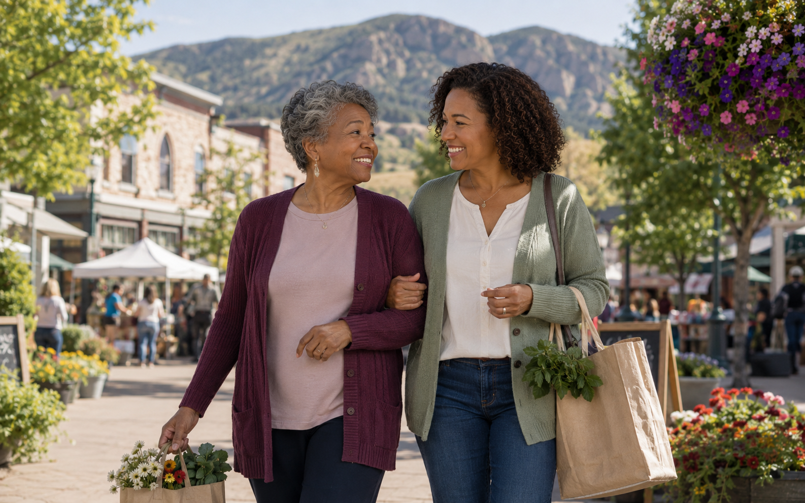 Southern Colorado community outing in a mountain town